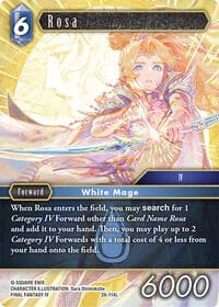 Rosa - Dreamlike Oceans - Final Fantasy TCG card