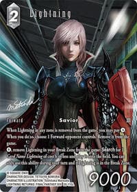 Lightning (Full Art) - Dreamlike Oceans - Final Fantasy TCG card