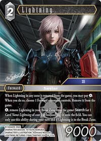 Lightning (115) - Dreamlike Oceans - Final Fantasy TCG card