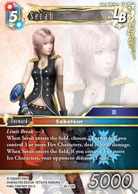 Serah - Dreamlike Oceans - Final Fantasy TCG card