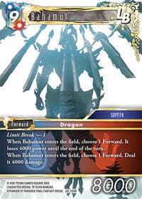 Bahamut - Dreamlike Oceans - Final Fantasy TCG card
