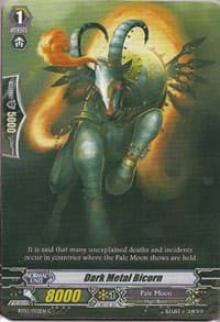 Dark Metal Bicorn - BT03: Demonic Lord Invasion - Cardfight Vanguard card