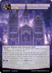 Unholy Cathedral of Amadeus - Masterpiece Collection 03 "Dimensional Hope" - Force of Will card