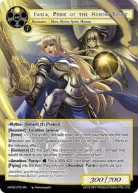 Faria, Pride of the Heroic Spirit - Masterpiece Collection 03 "Dimensional Hope" - Force of Will card