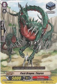 Pack Dragon, Tinyrex - BT03: Demonic Lord Invasion - Cardfight Vanguard card