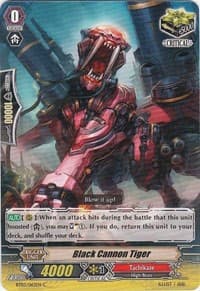Black Cannon Tiger - BT03: Demonic Lord Invasion - Cardfight Vanguard card