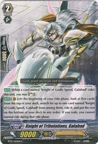 Knight of Tribulations, Galahad - BT03: Demonic Lord Invasion - Cardfight Vanguard card
