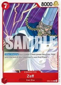 Zeff - Adventure on Kami's Island - One Piece Card Game card