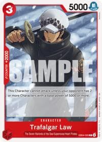 Trafalgar Law - Adventure on Kami's Island - One Piece Card Game card