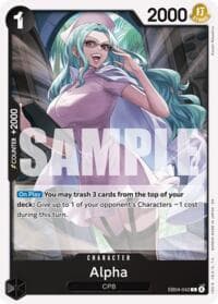 Alpha - Adventure on Kami's Island - One Piece Card Game card