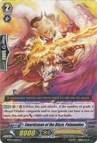 Swordsman of the Blaze, Palamedes - BT03: Demonic Lord Invasion - Cardfight Vanguard card