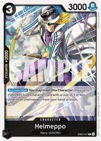 Helmeppo - Adventure on Kami's Island - One Piece Card Game card