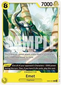 Emet - Adventure on Kami's Island - One Piece Card Game card