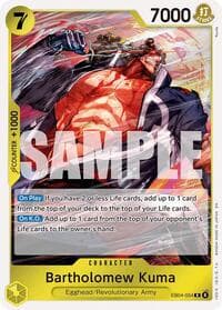 Bartholomew Kuma (EB04-054) - Adventure on Kami's Island - One Piece Card Game card