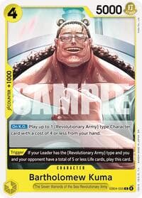 Bartholomew Kuma (EB04-055) - Adventure on Kami's Island - One Piece Card Game card