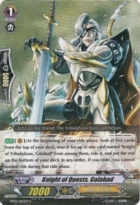 Knight of Quests, Galahad - BT03: Demonic Lord Invasion - Cardfight Vanguard card