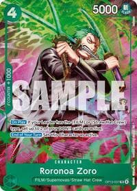 Roronoa Zoro (OP13-037) - Adventure on Kami's Island - One Piece Card Game card