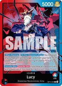 Lucy - Adventure on Kami's Island - One Piece Card Game card