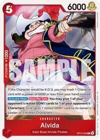 Alvida - Adventure on Kami's Island - One Piece Card Game card
