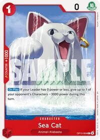 Sea Cat - Adventure on Kami's Island - One Piece Card Game card