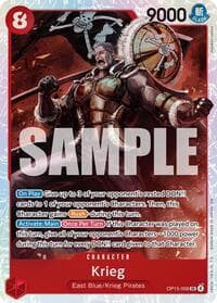 Krieg (OP15-008) - Adventure on Kami's Island - One Piece Card Game card