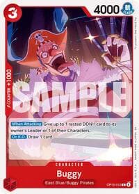 Buggy - Adventure on Kami's Island - One Piece Card Game card