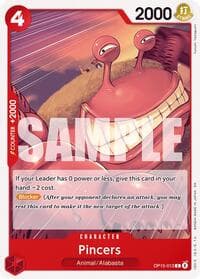 Pincers - Adventure on Kami's Island - One Piece Card Game card
