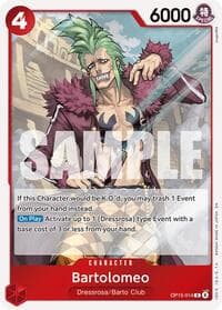 Bartolomeo - Adventure on Kami's Island - One Piece Card Game card