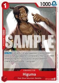 Higuma - Adventure on Kami's Island - One Piece Card Game card