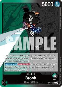 Brook (OP15-022) - Adventure on Kami's Island - One Piece Card Game card