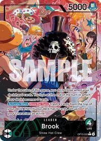 Brook (OP15-022) (Alternate Art) - Adventure on Kami's Island - One Piece Card Game card