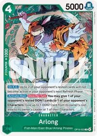 Arlong - Adventure on Kami's Island - One Piece Card Game card