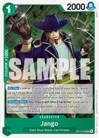 Jango - Adventure on Kami's Island - One Piece Card Game card