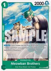 Meowban Brothers - Adventure on Kami's Island - One Piece Card Game card
