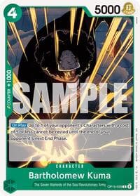 Bartholomew Kuma (OP15-029) - Adventure on Kami's Island - One Piece Card Game card