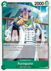 Purinpurin - Adventure on Kami's Island - One Piece Card Game card