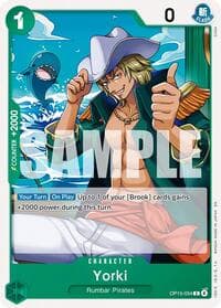 Yorki - Adventure on Kami's Island - One Piece Card Game card