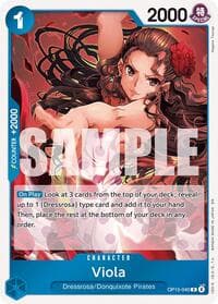 Viola - Adventure on Kami's Island - One Piece Card Game card