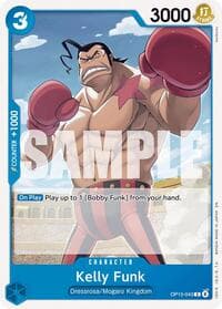 Kelly Funk - Adventure on Kami's Island - One Piece Card Game card