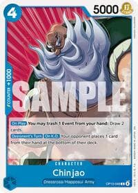 Chinjao - Adventure on Kami's Island - One Piece Card Game card