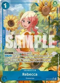 Rebecca (OP15-053) (Alternate Art) - Adventure on Kami's Island - One Piece Card Game card