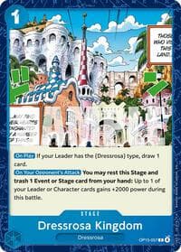 Dressrosa Kingdom - Adventure on Kami's Island - One Piece Card Game card