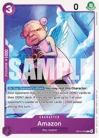 Amazon - Adventure on Kami's Island - One Piece Card Game card