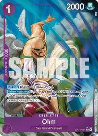 Ohm (Alternate Art) - Adventure on Kami's Island - One Piece Card Game card