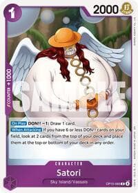 Satori - Adventure on Kami's Island - One Piece Card Game card