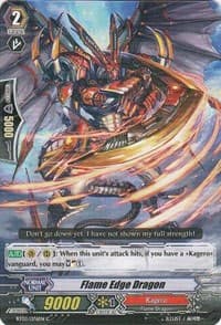 Flame Edge Dragon - BT03: Demonic Lord Invasion - Cardfight Vanguard card