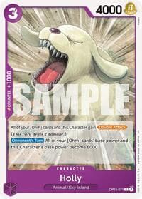 Holly - Adventure on Kami's Island - One Piece Card Game card