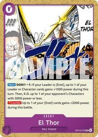 El Thor - Adventure on Kami's Island - One Piece Card Game card