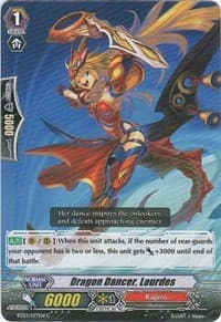 Dragon Dancer, Lourdes - BT03: Demonic Lord Invasion - Cardfight Vanguard card