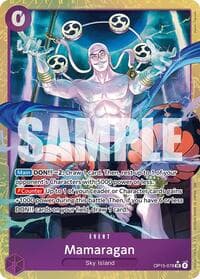 Mamaragan (Alternate Art) - Adventure on Kami's Island - One Piece Card Game card